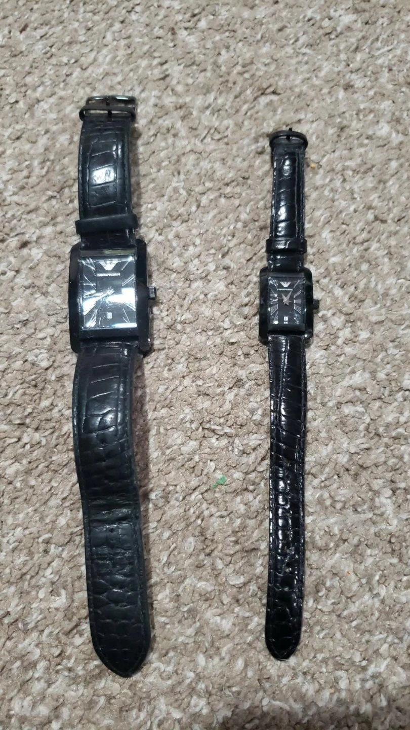 His and Hers Emporio Armani Watches