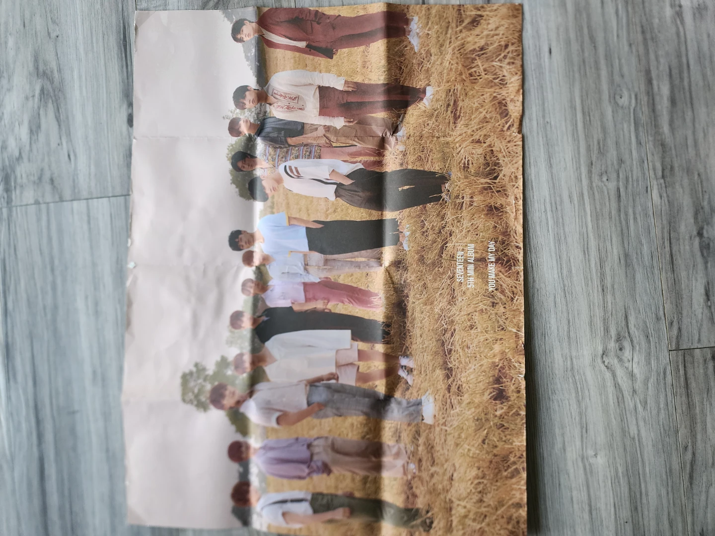 SEVENTEEN "You Make My Day" 5th Mini Album Poster