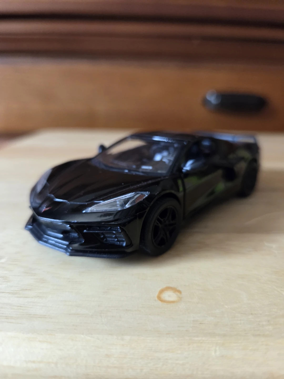 Black 2021 Chevrolet Corvette Scale 1/36 Toy Car - photo 2