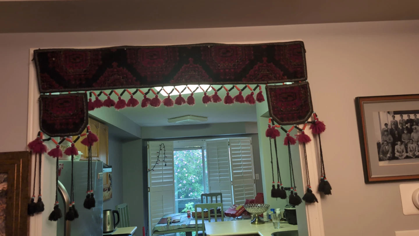 Decorative Valance with Tassels
