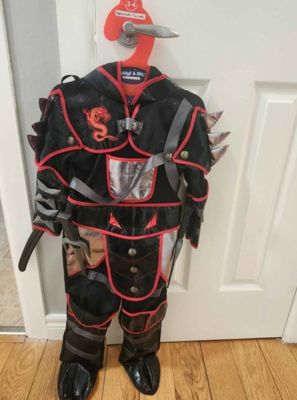 Kids Ninja Costume 3-4 Years