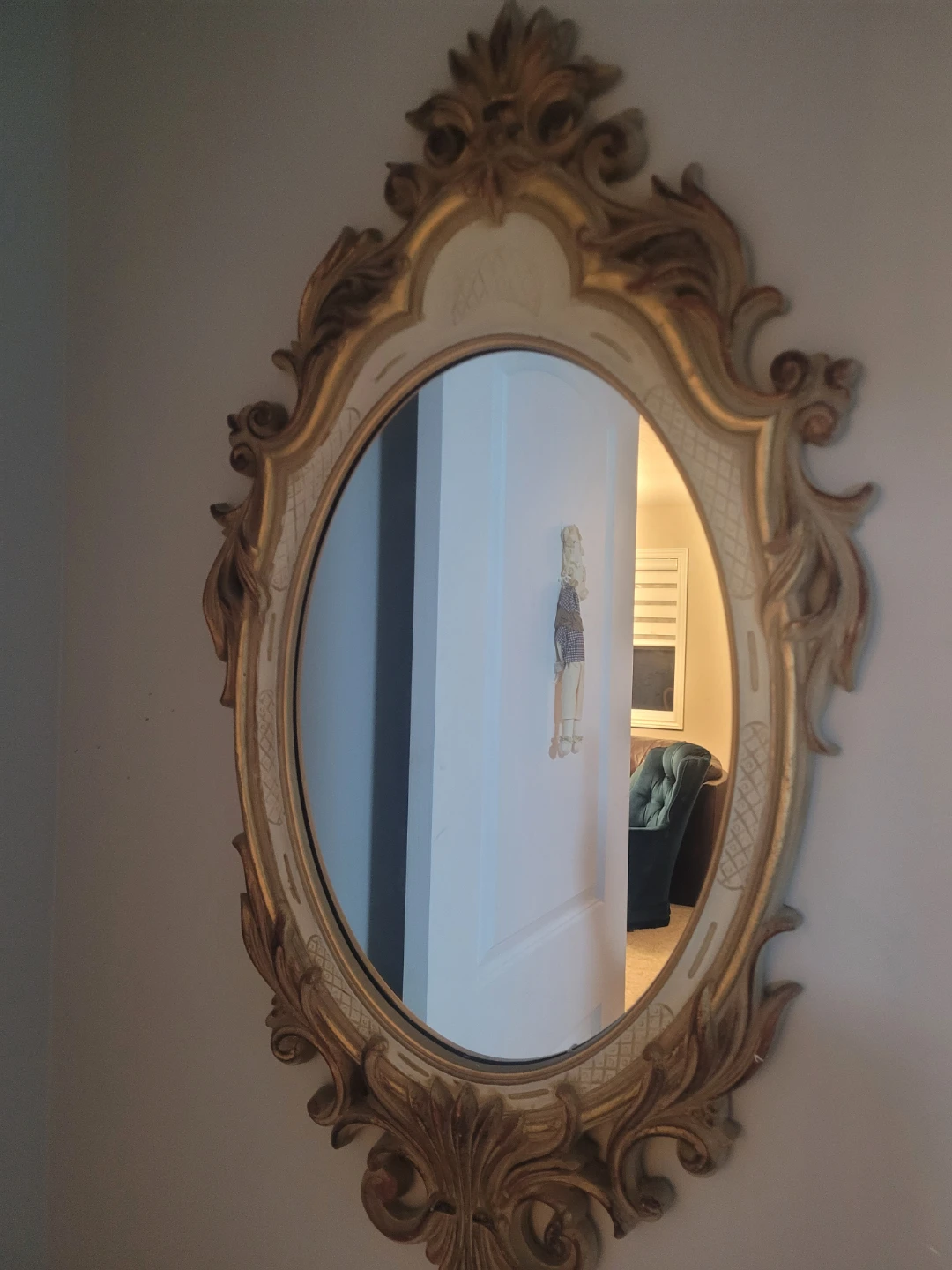 Oval elegant mirror - photo 3