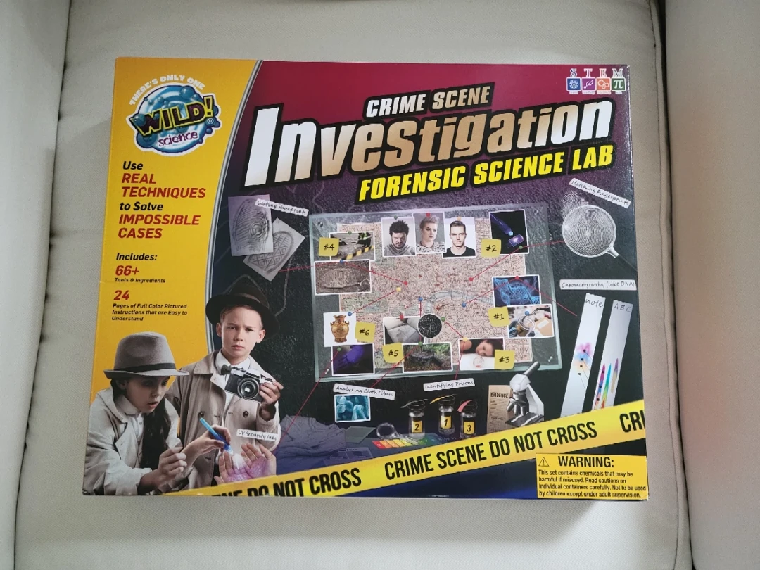 Unopened Wild Science Crime Scene Investigation Forensic Lab