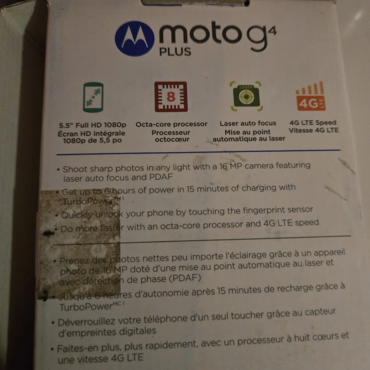 Moto g4 plus cell phone .like new - photo 4
