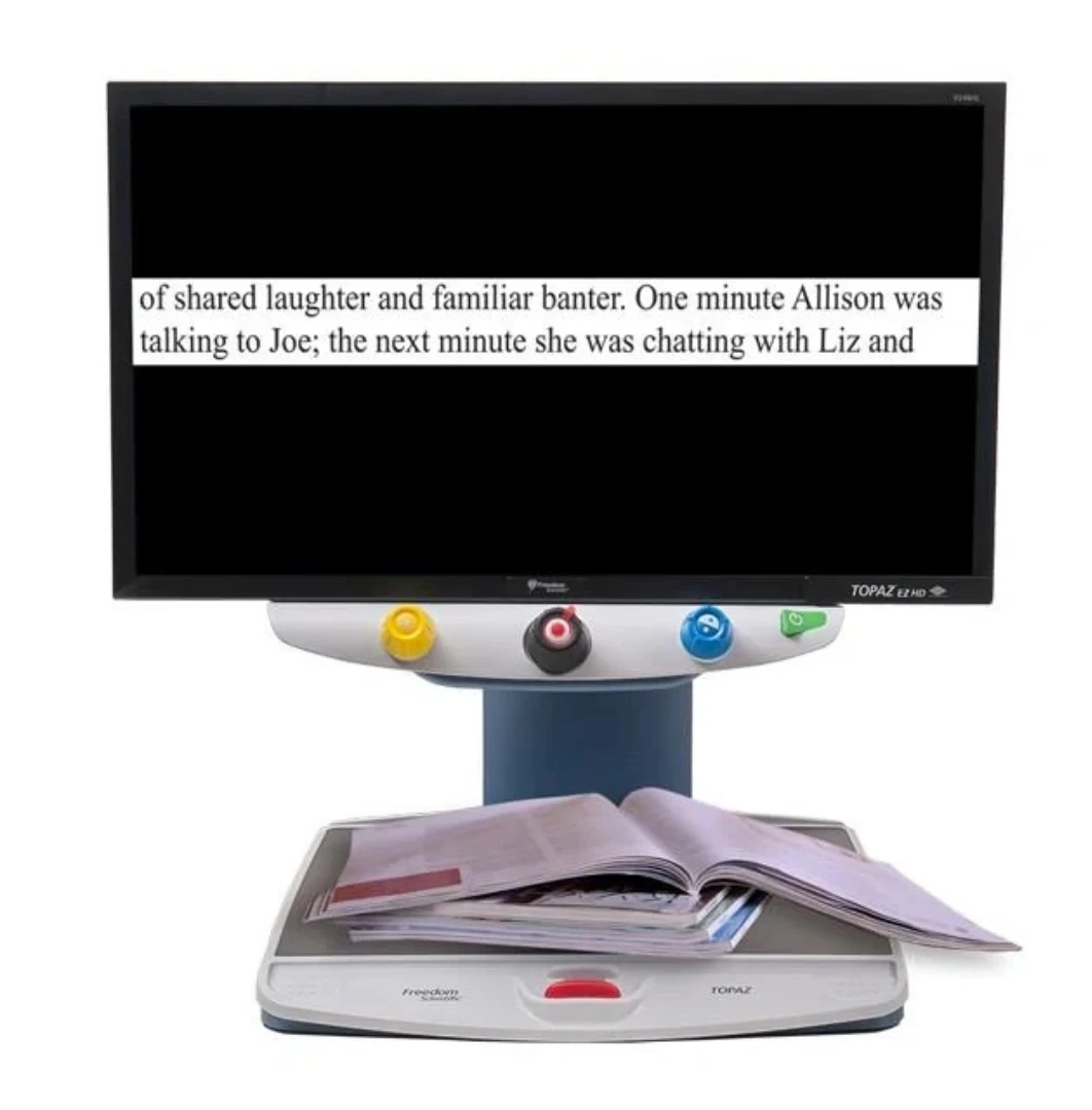 TOPAZ EZ HD Magnifier with Folding Tray
