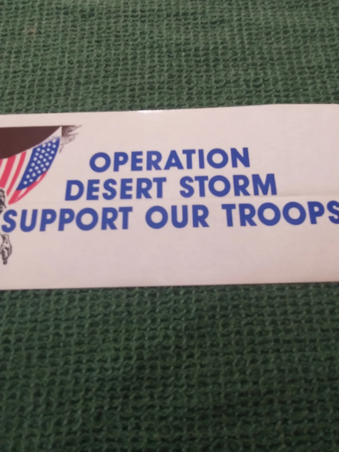 1991 Operation Desert Storm 10" Bumper Sticker #2 - photo 3