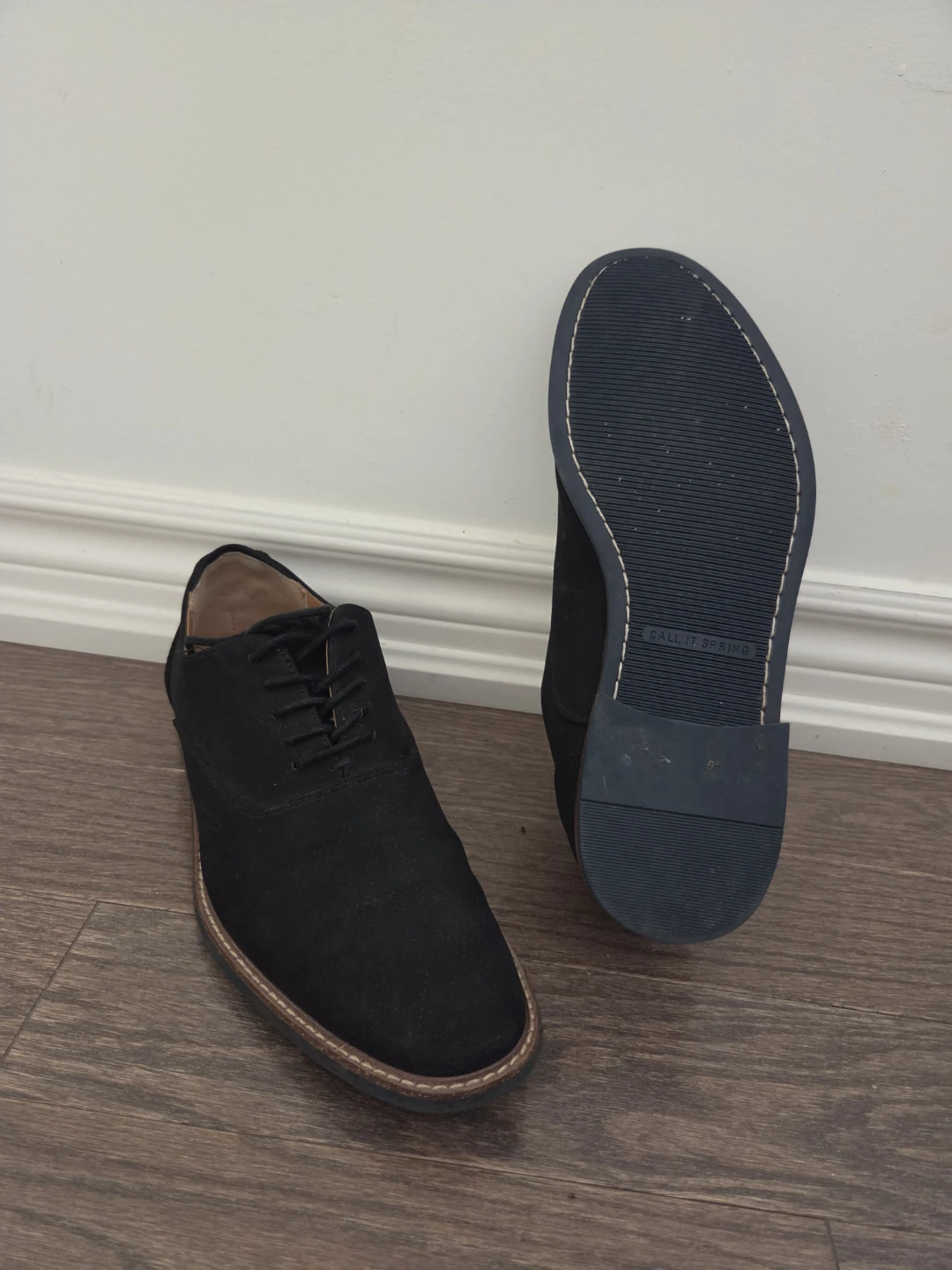 Suede men's dress shoes - two toned - photo 2