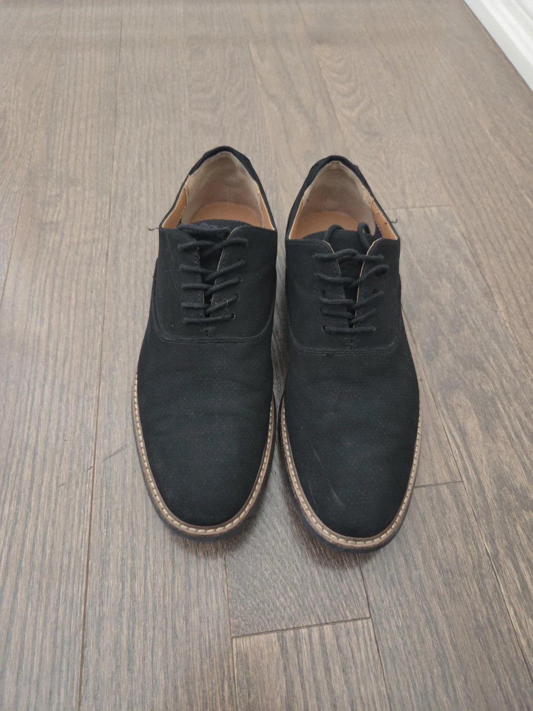 Suede men's dress shoes - two toned - photo 4