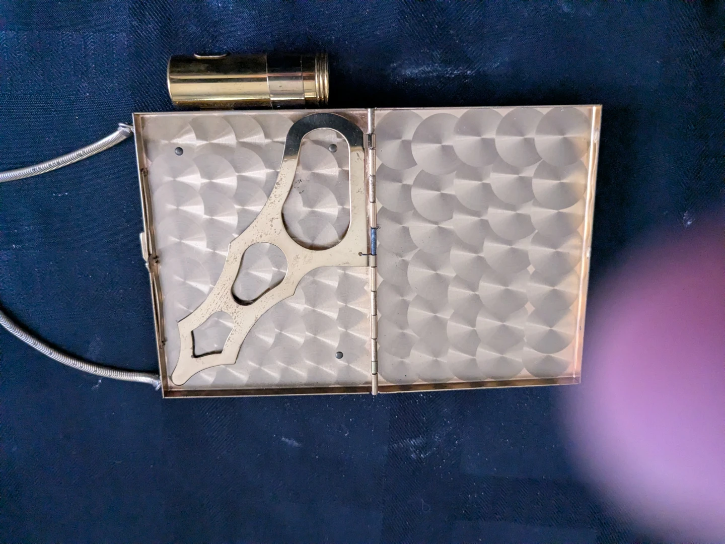 Vintage Compact Purse with Lipstick Holder - photo 4