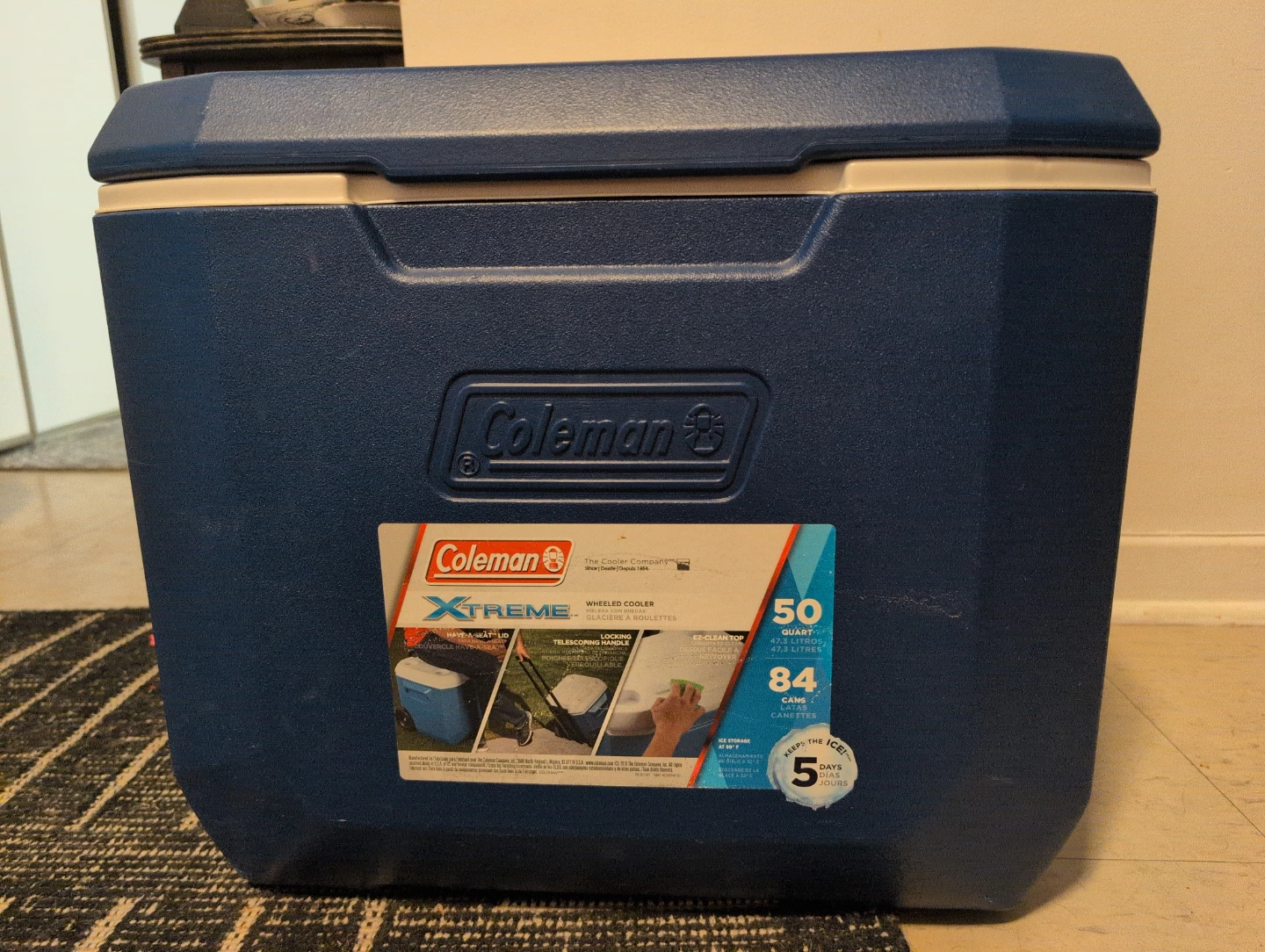 Coleman 50 Quart Wheeled Cooler