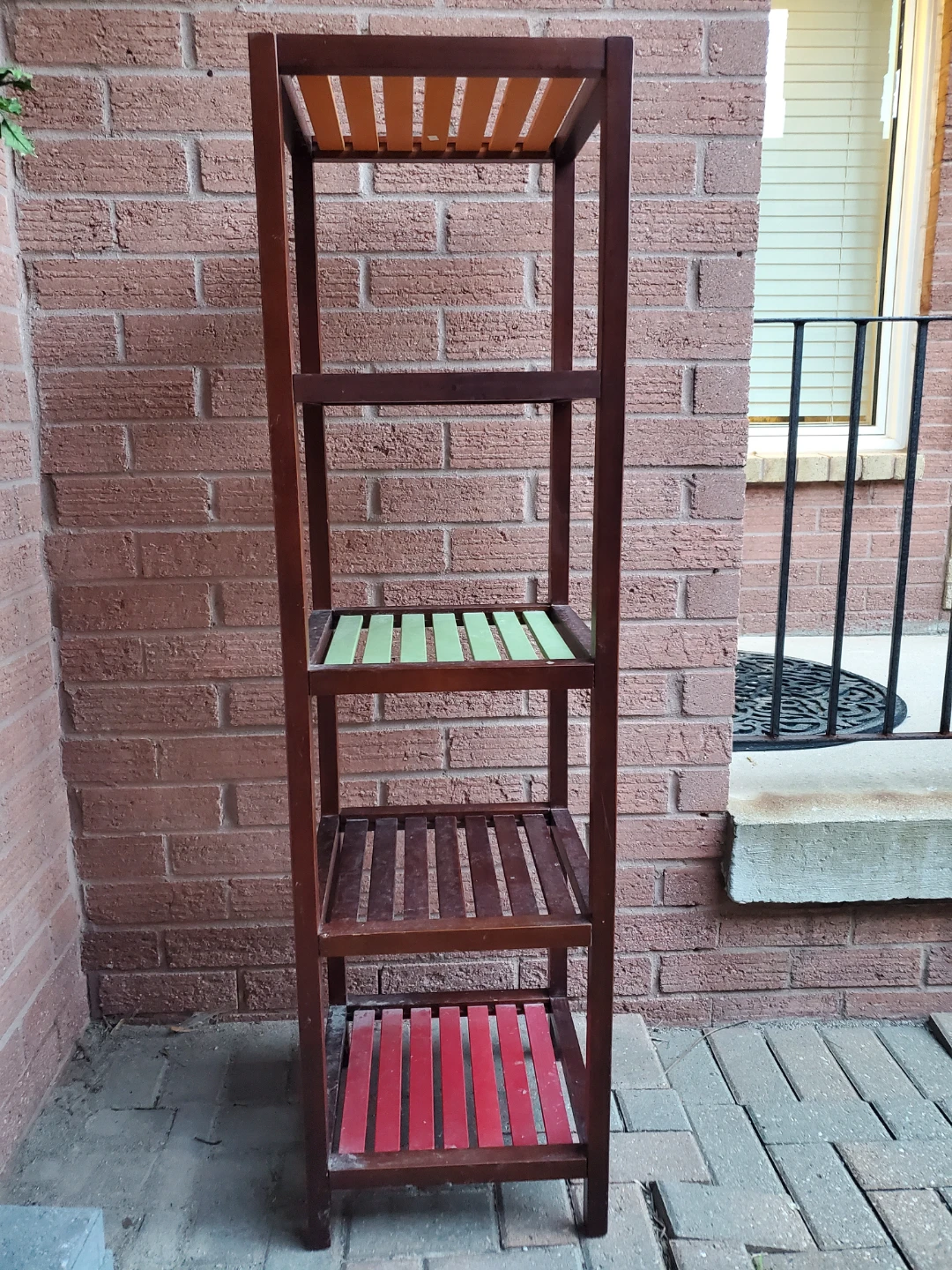 Tall Wood Shelf Unit - photo 3