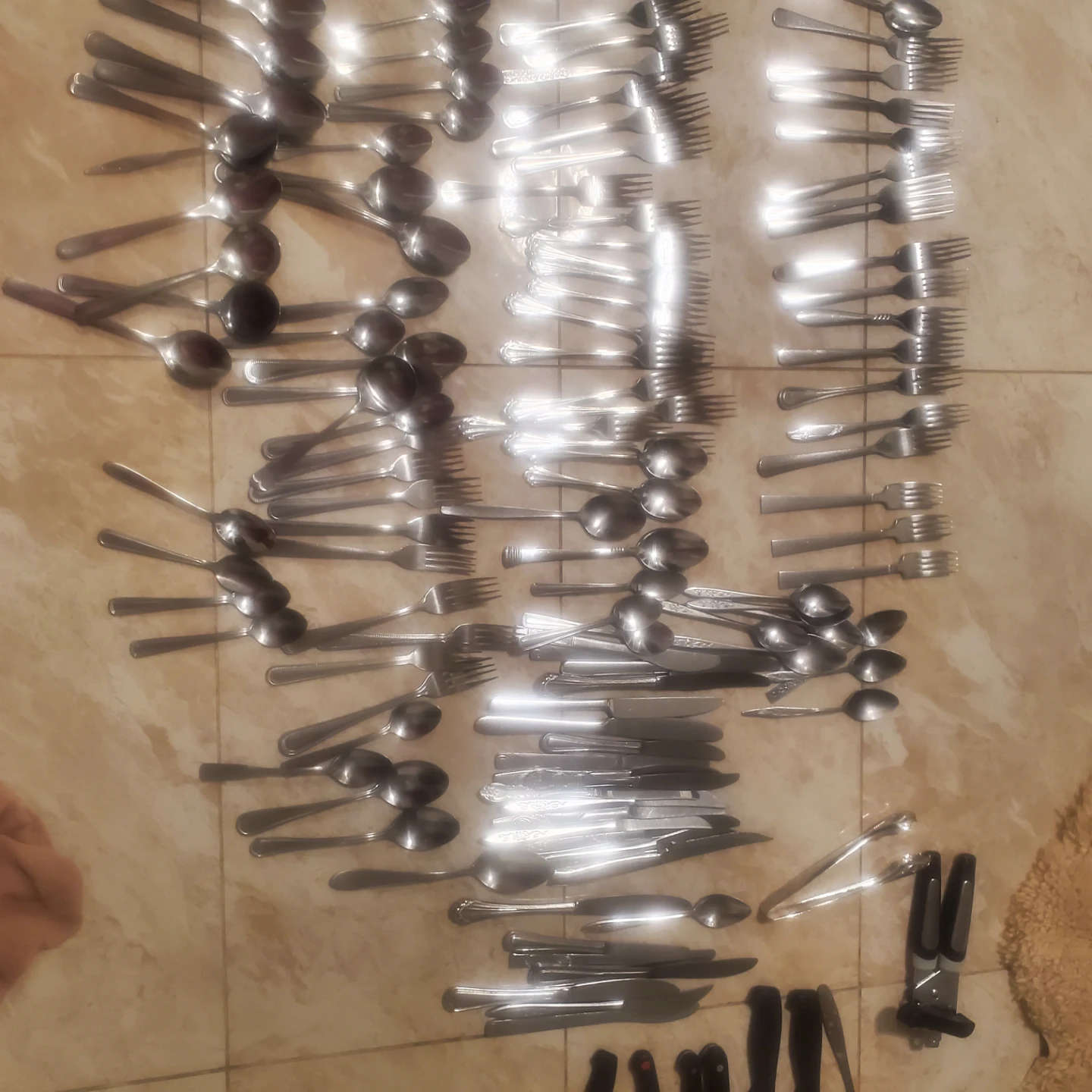 Mixed Cutlery Set - Spoons, Forks & 150+ ponies Knives - photo 5
