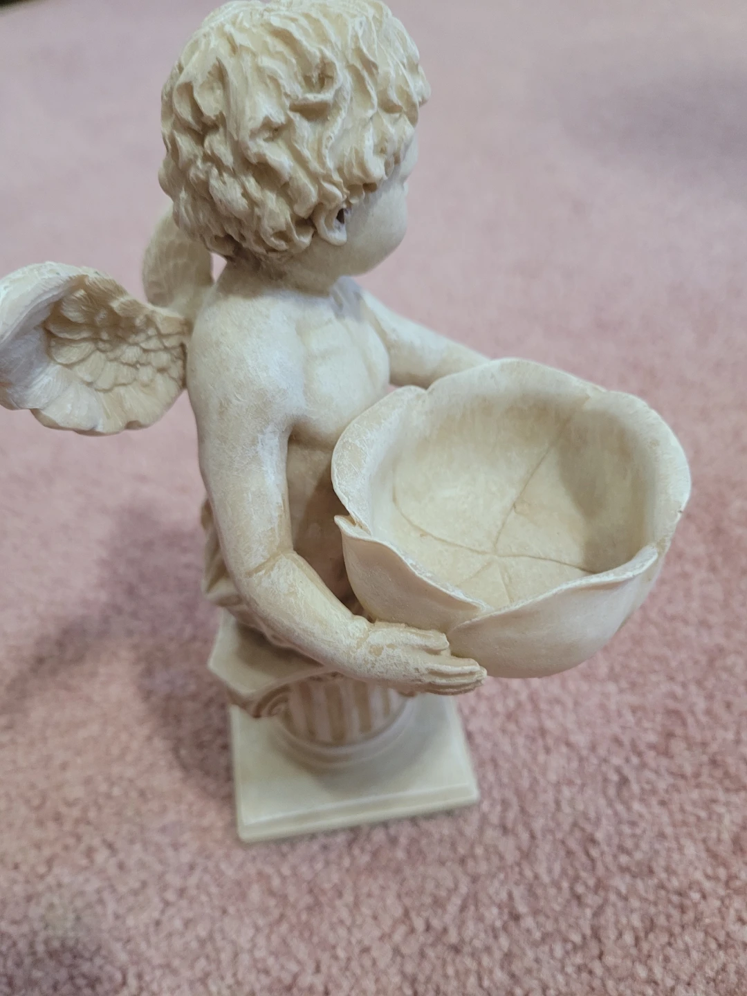 Cherub Statue with Bowl - photo 3