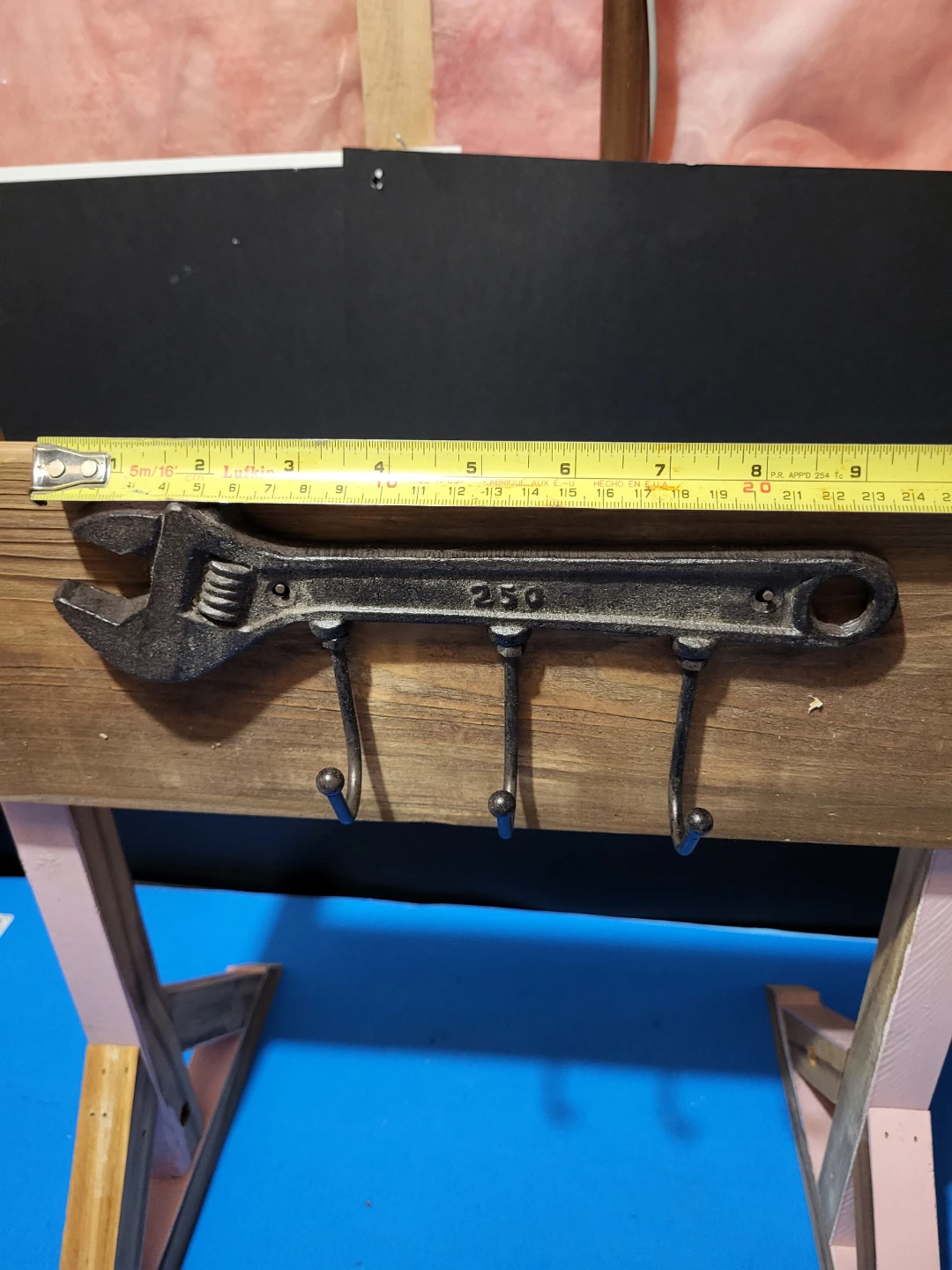 Rustic Wrench Organizational Hooks for Coats and Hats - photo 3