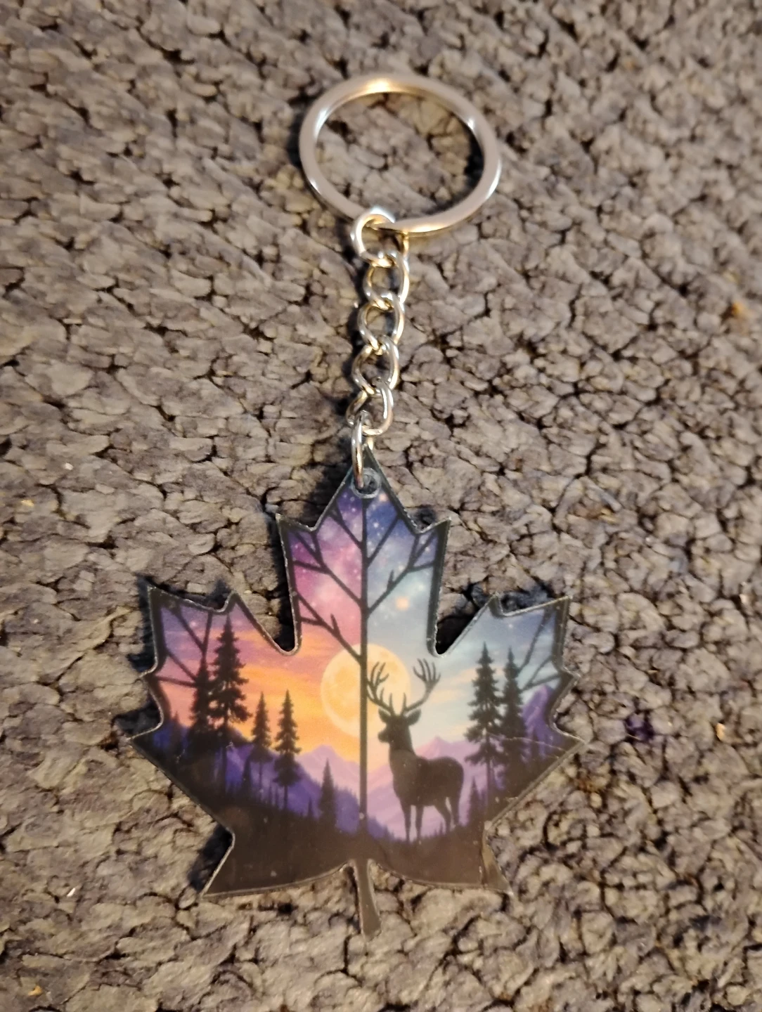 Maple Leaf Keychain