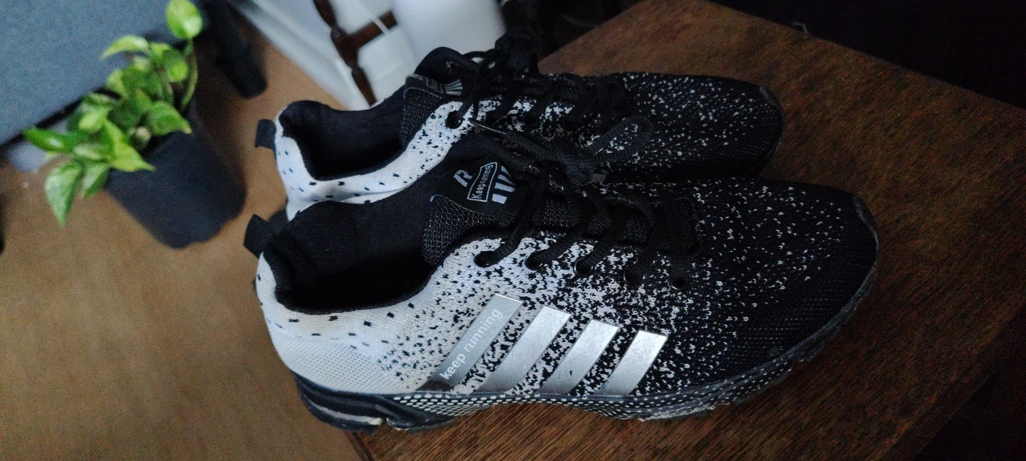Keep Running Athletic Shoes Black/White - photo 2