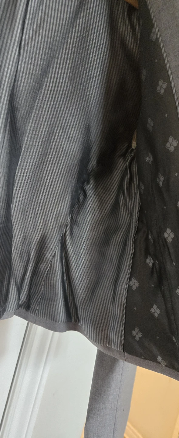 BCBGMAXAZRIA Grey Blazer Jacket Size M - photo 4