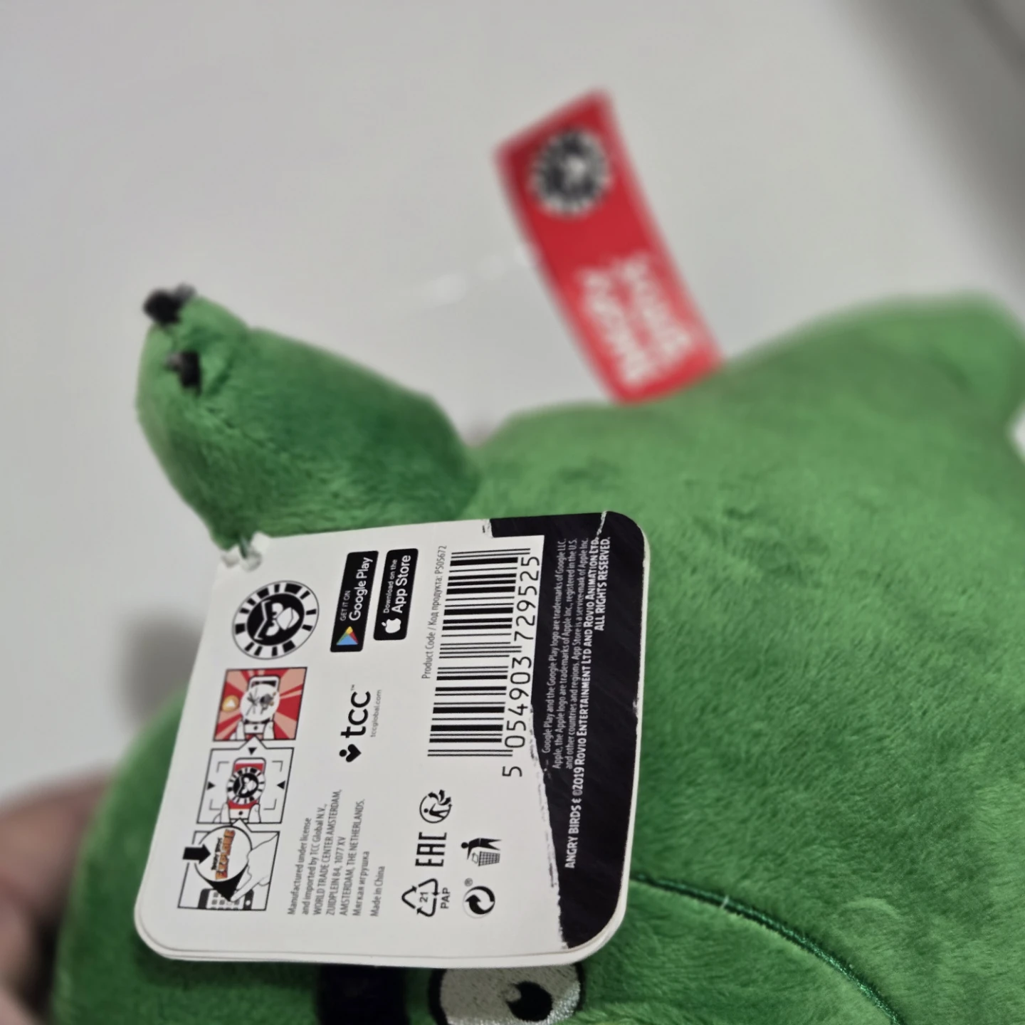 Angry Birds Green Pig Plush Toy - photo 4