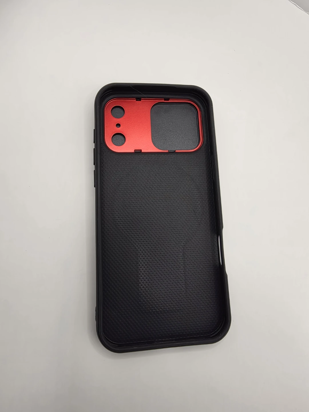 Red/Black Matte Back Case with Kickstand and Sliding 17Pro Max - photo 4
