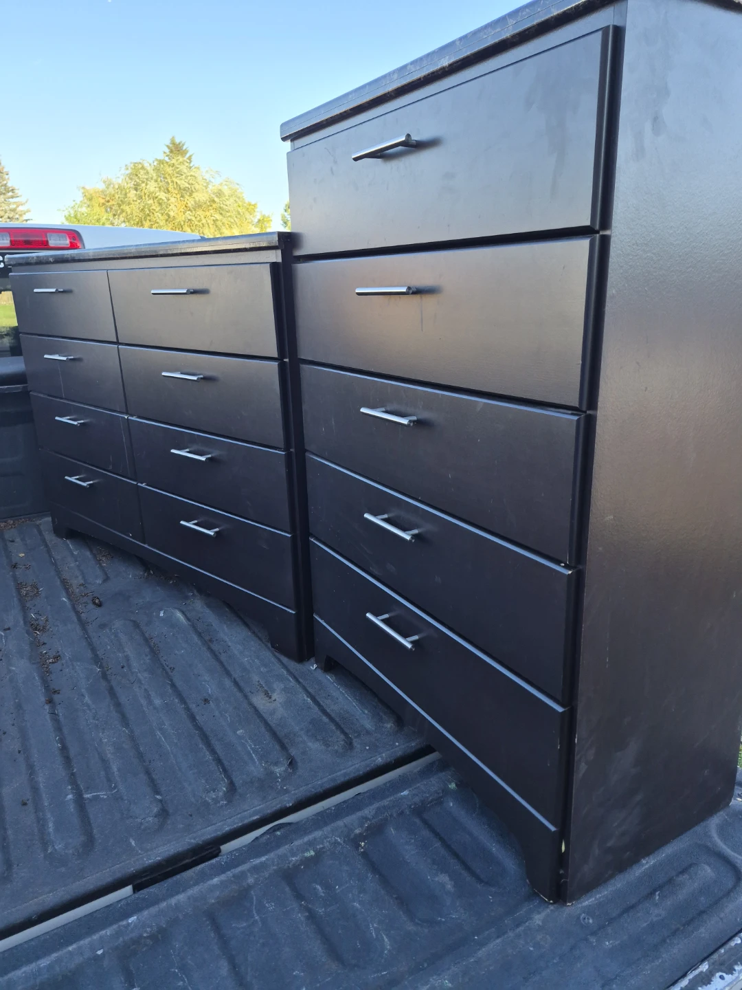 2 marble top dressers - photo 2