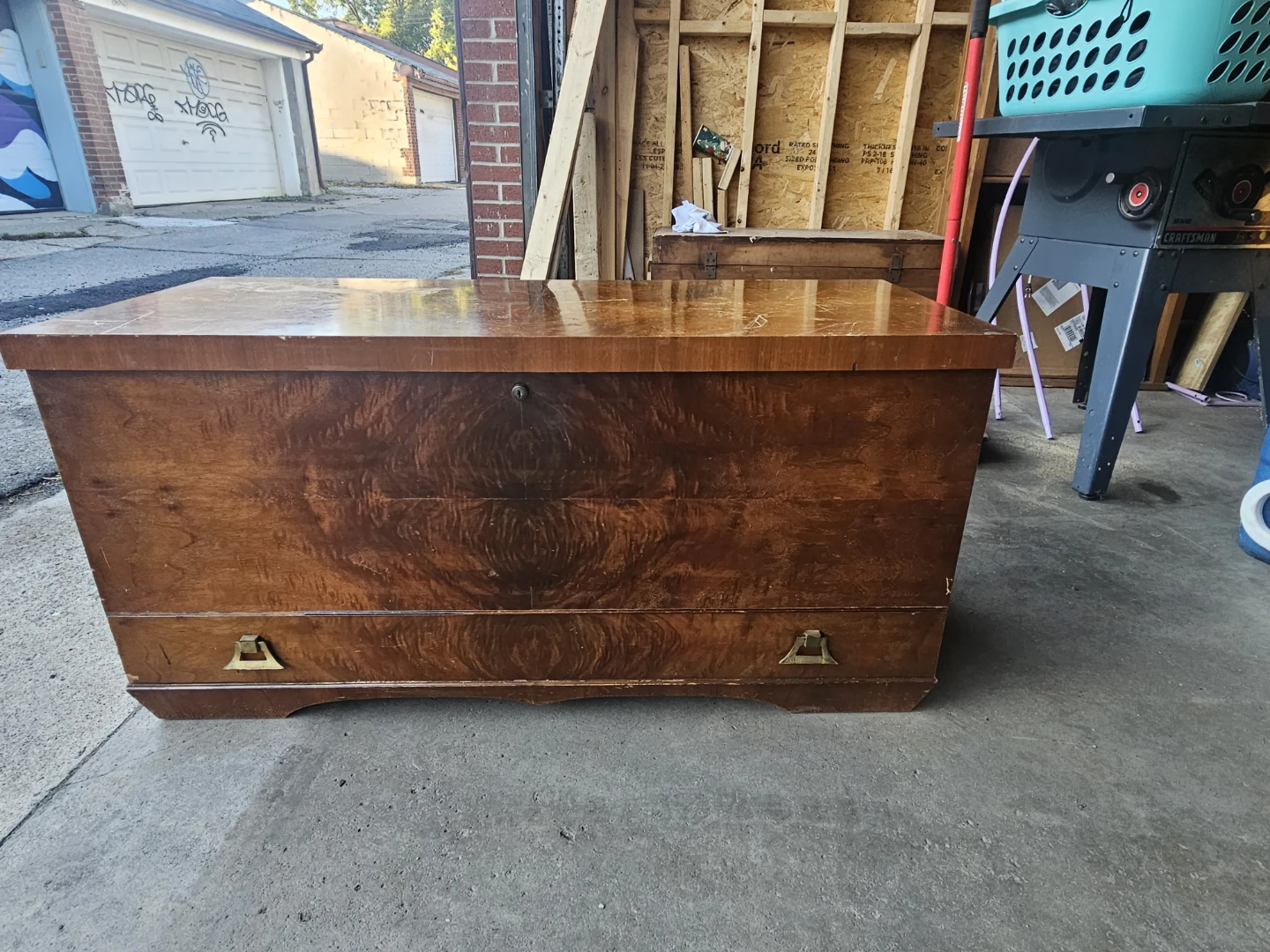 Vintage Wooden Cedar Chest