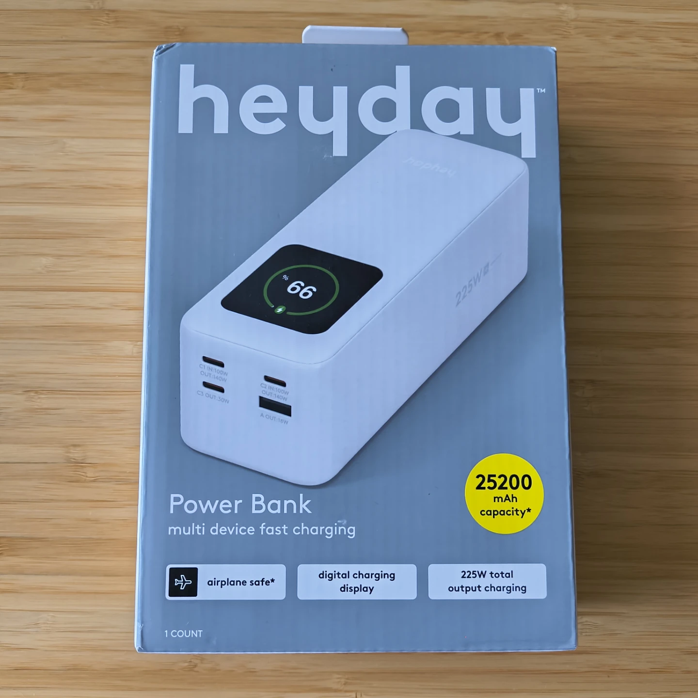 Heyday 25200 mAh 225W Power Bank - Multi Device Fast Charging
