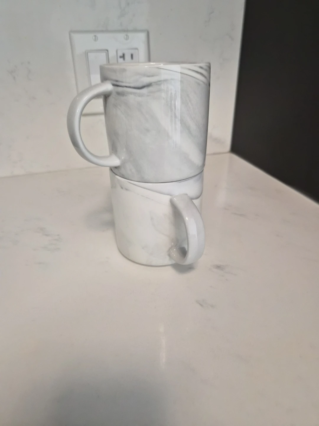 Marble Pattern Mugs - Set of 2 - photo 3