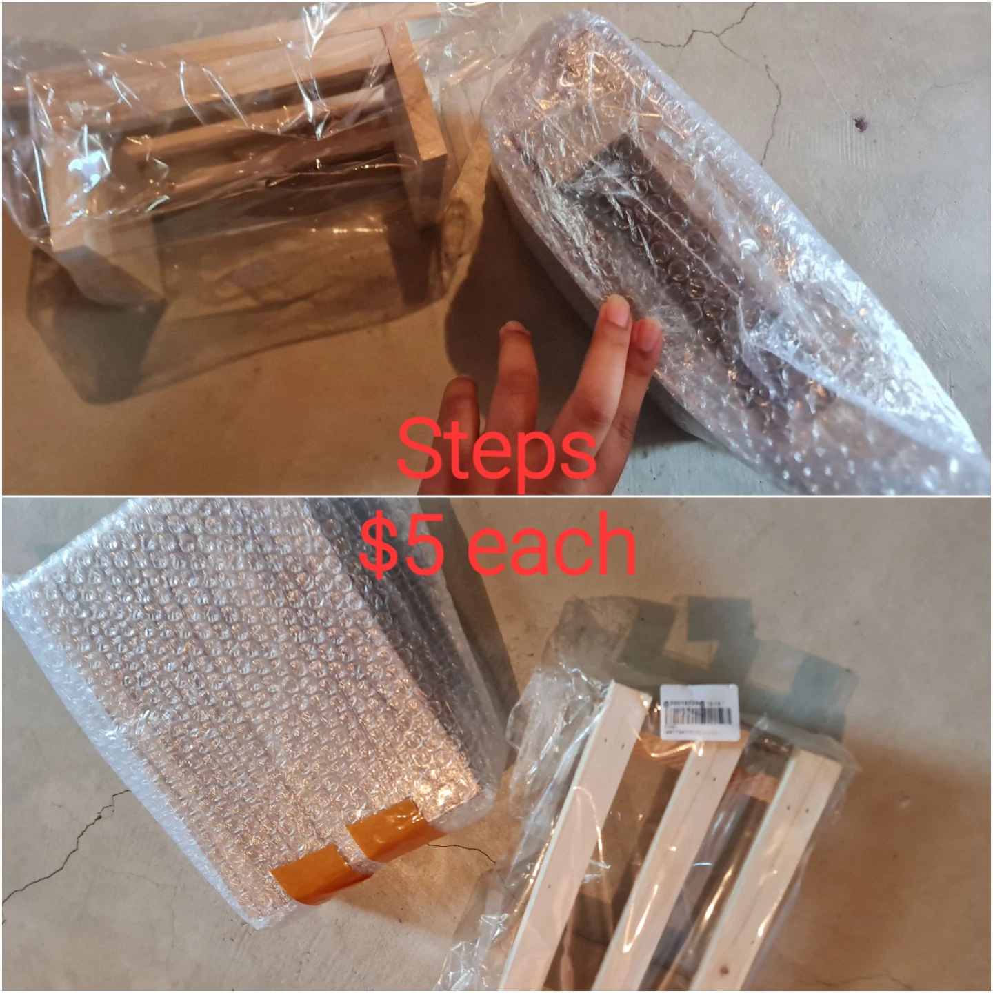 Wooden Step Stool Parts