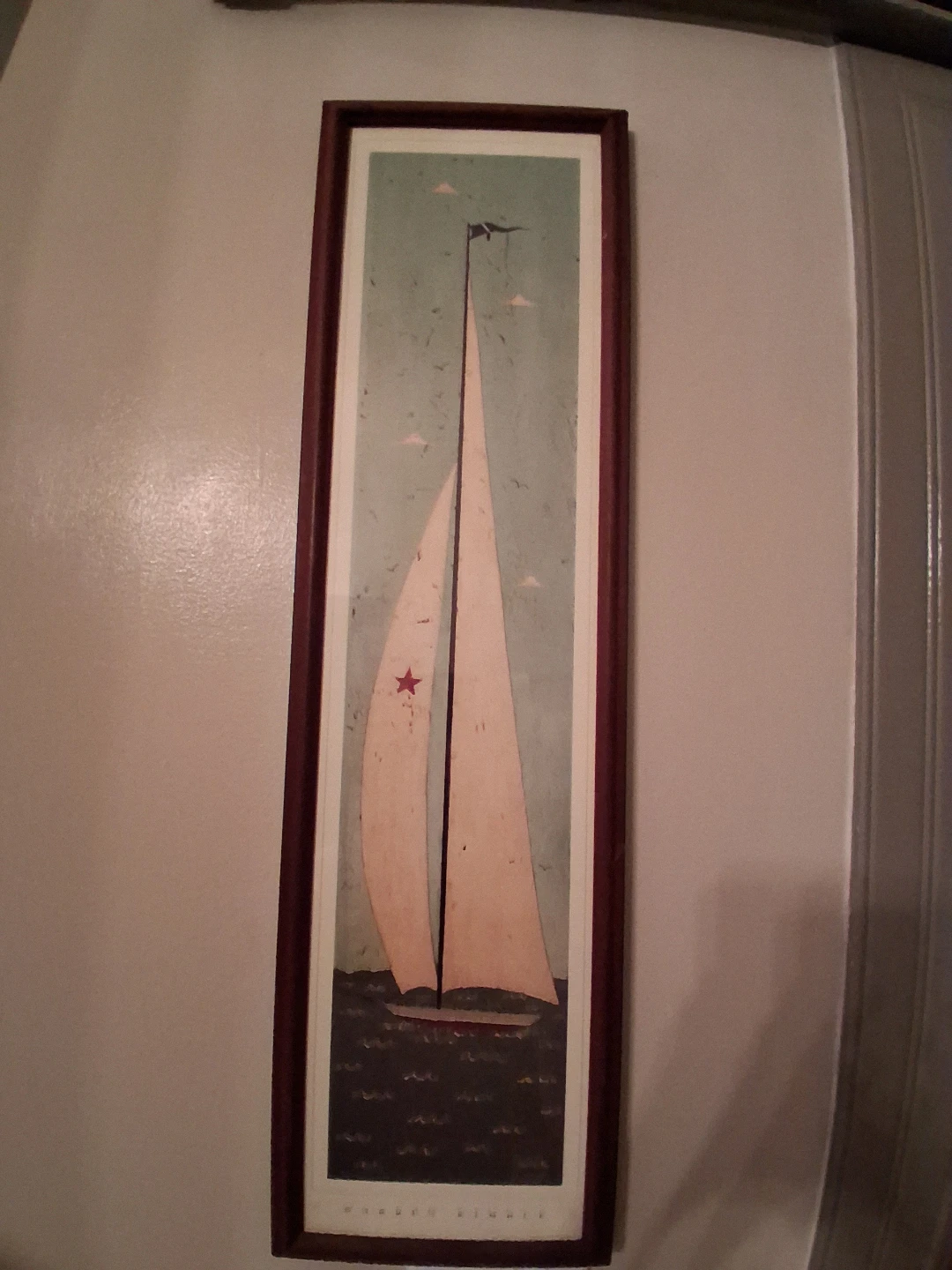Warren Kimble Sailboat Art Print