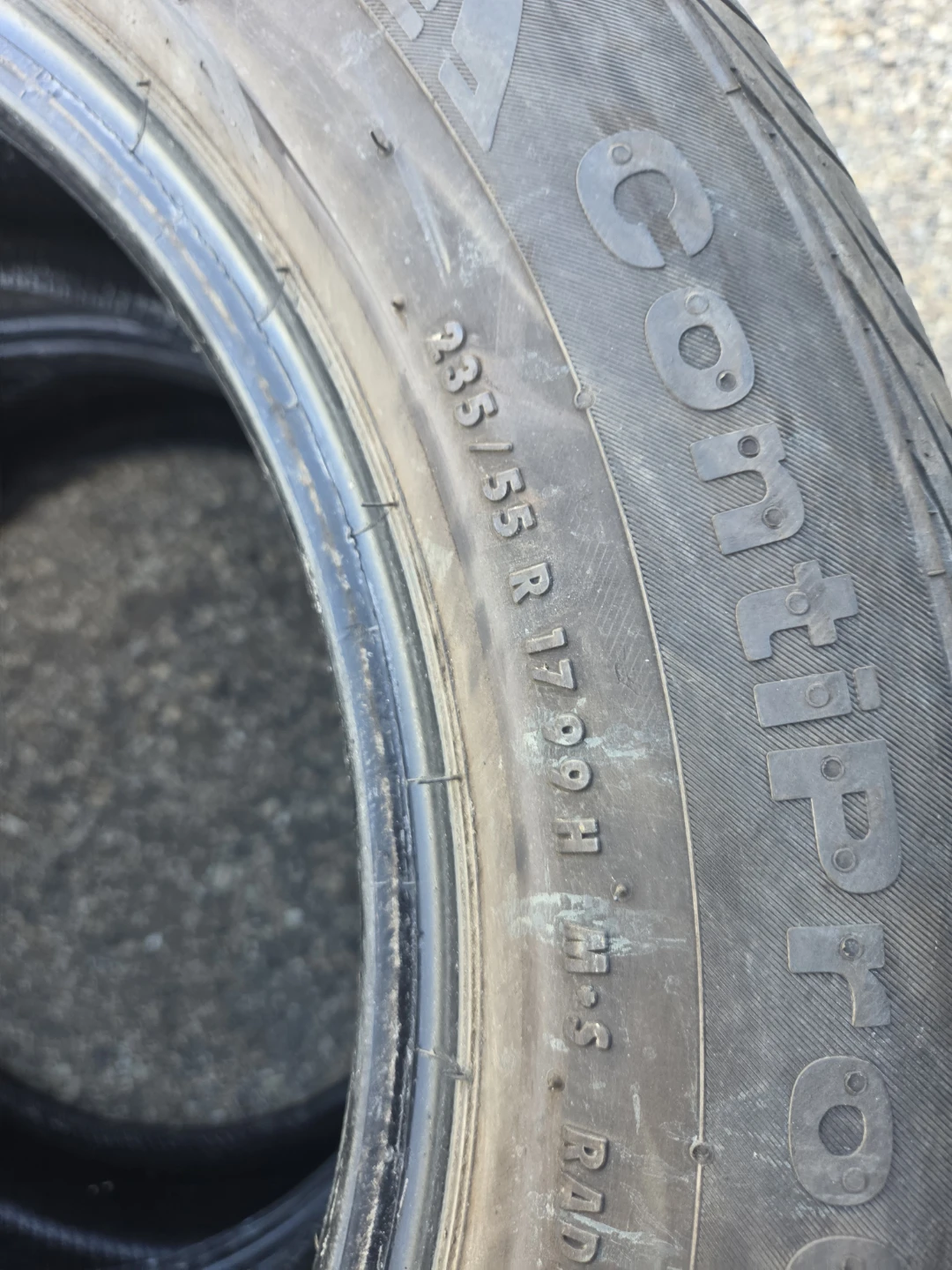 3 Continental ContiProContact Tires - 235/55 R 17 - photo 5