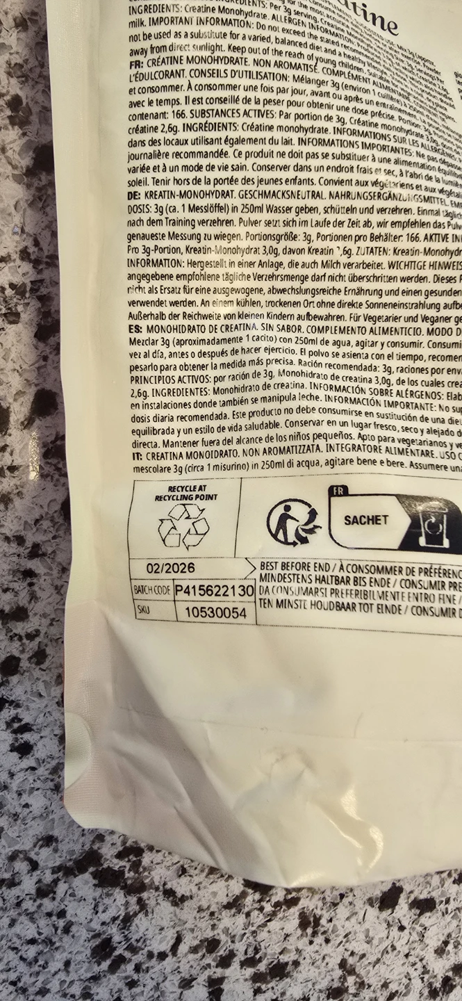 MYPROTEIN Creatine Monohydrate Unflavoured - photo 2