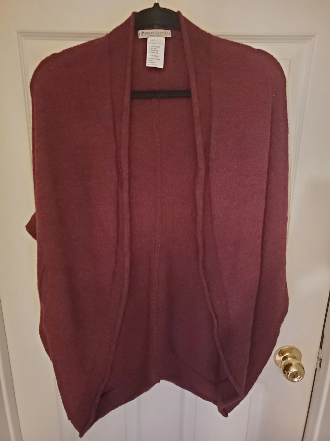 Made in Italy Batwing/Shawl Knit Sweater - photo 2
