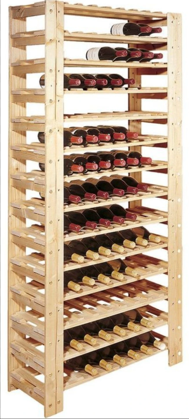 IKEA Hutten solid wood wine rack