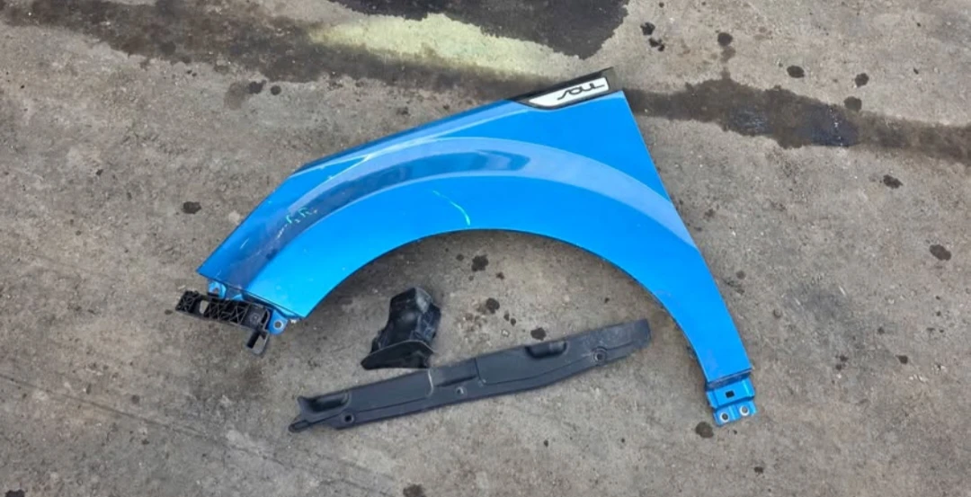 Kia Soul Left Drivers Side Fender Blue