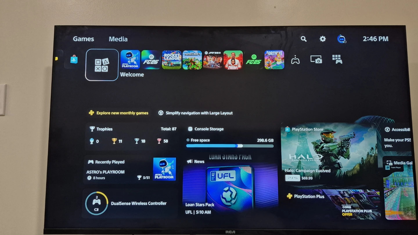 PlayStation 5 Console with Controller and Games - photo 5