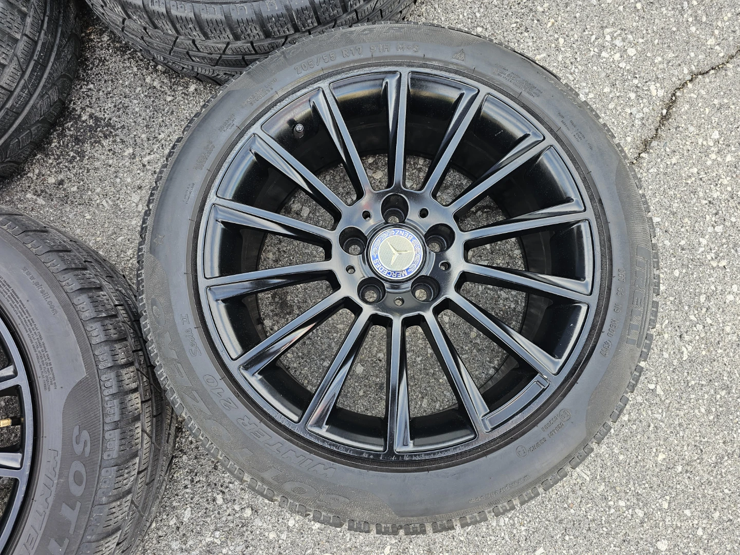 MERCEDES BENZ A-CLASS, B-CLASS WINTER TIRES ON RIMS - photo 3