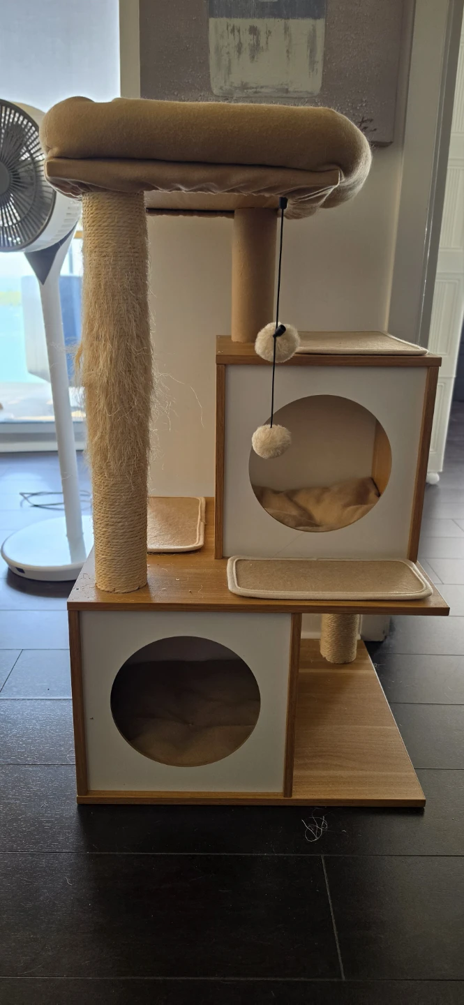 Multi-level Cat Tree Condo with Scratching Post
