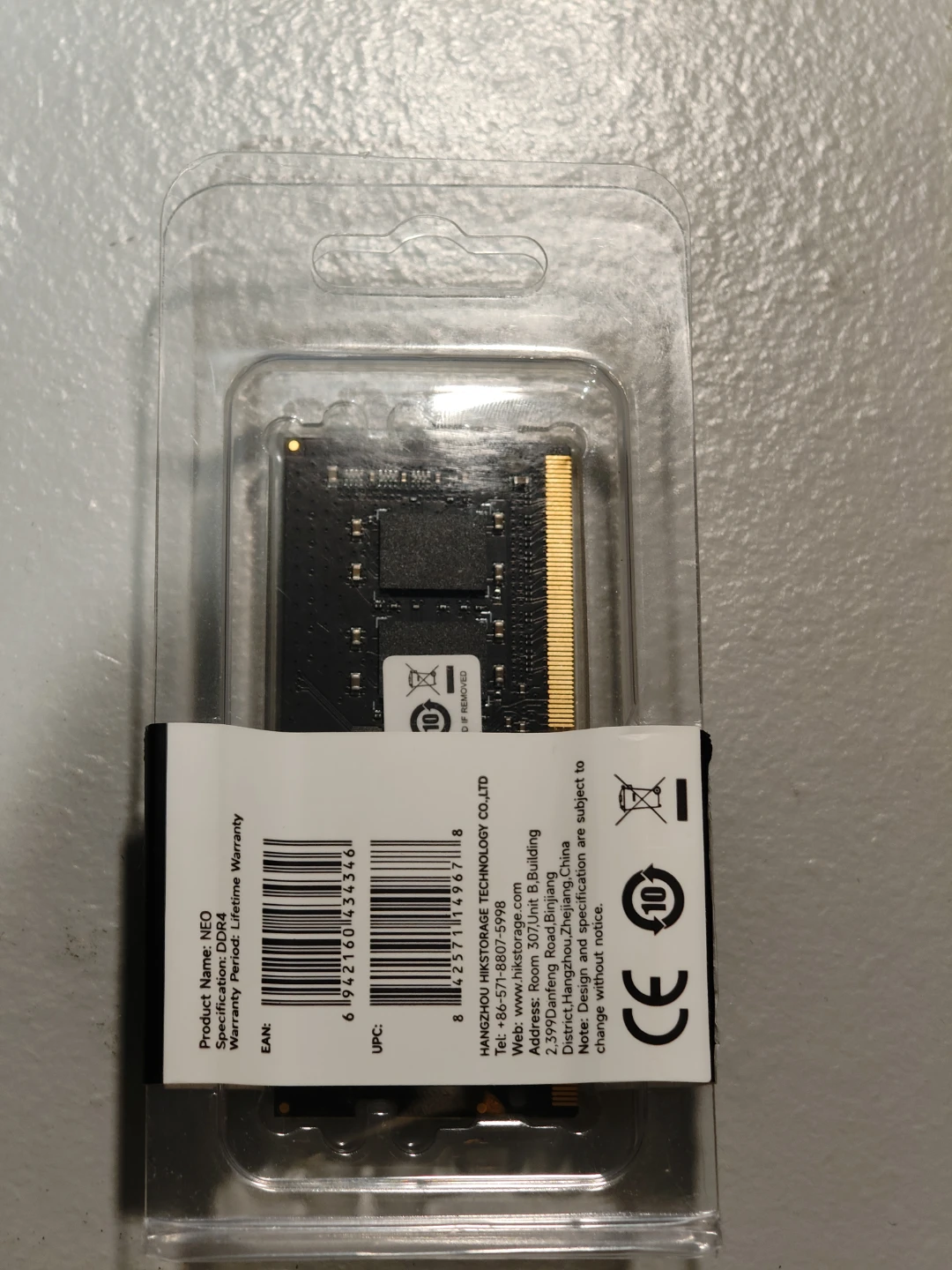 16GB DDR4 3200MHz Hikvision NEO Laptop RAM – open box - photo 3