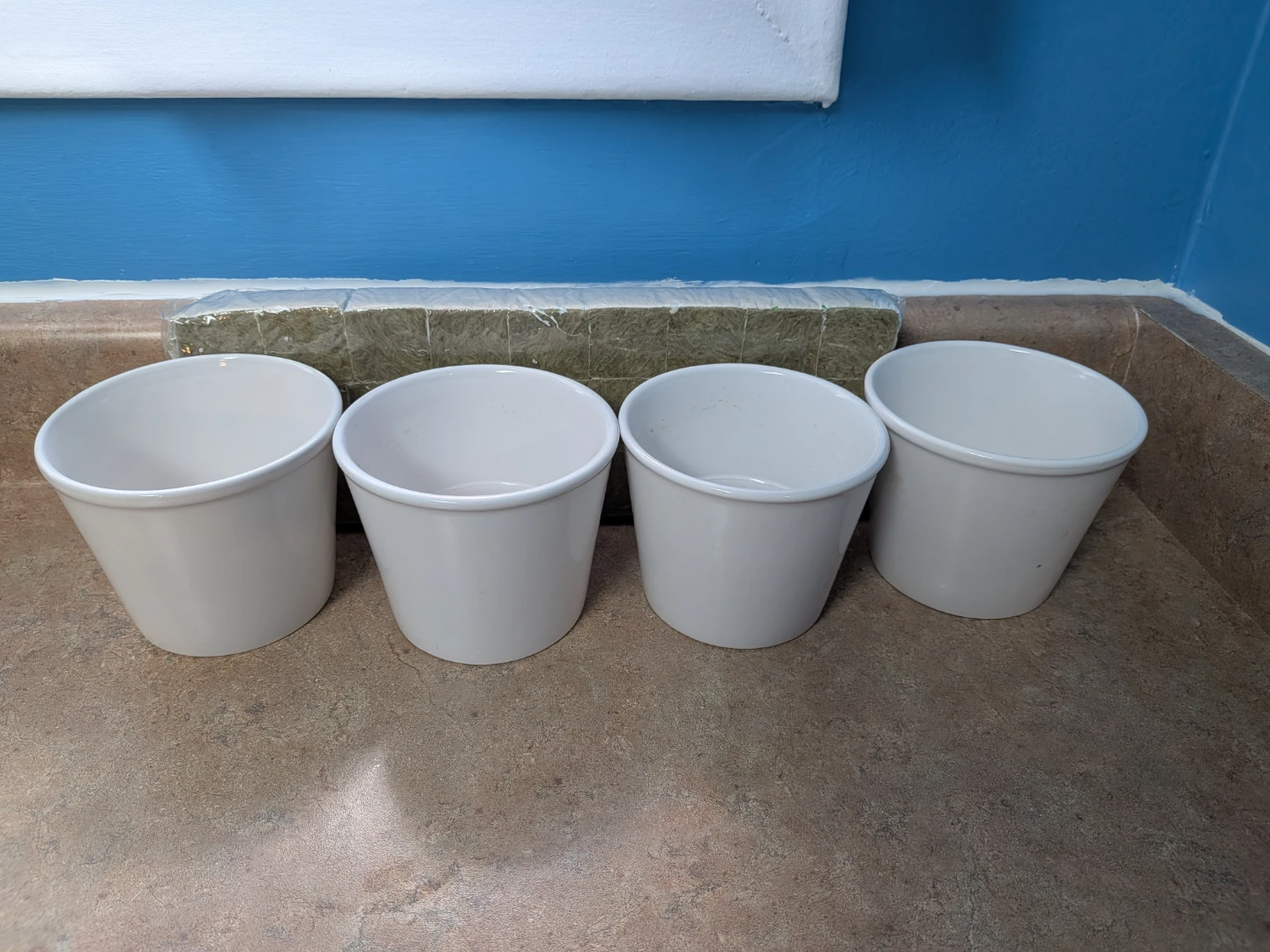 IKEA White Planters (Set of 4) - photo 2