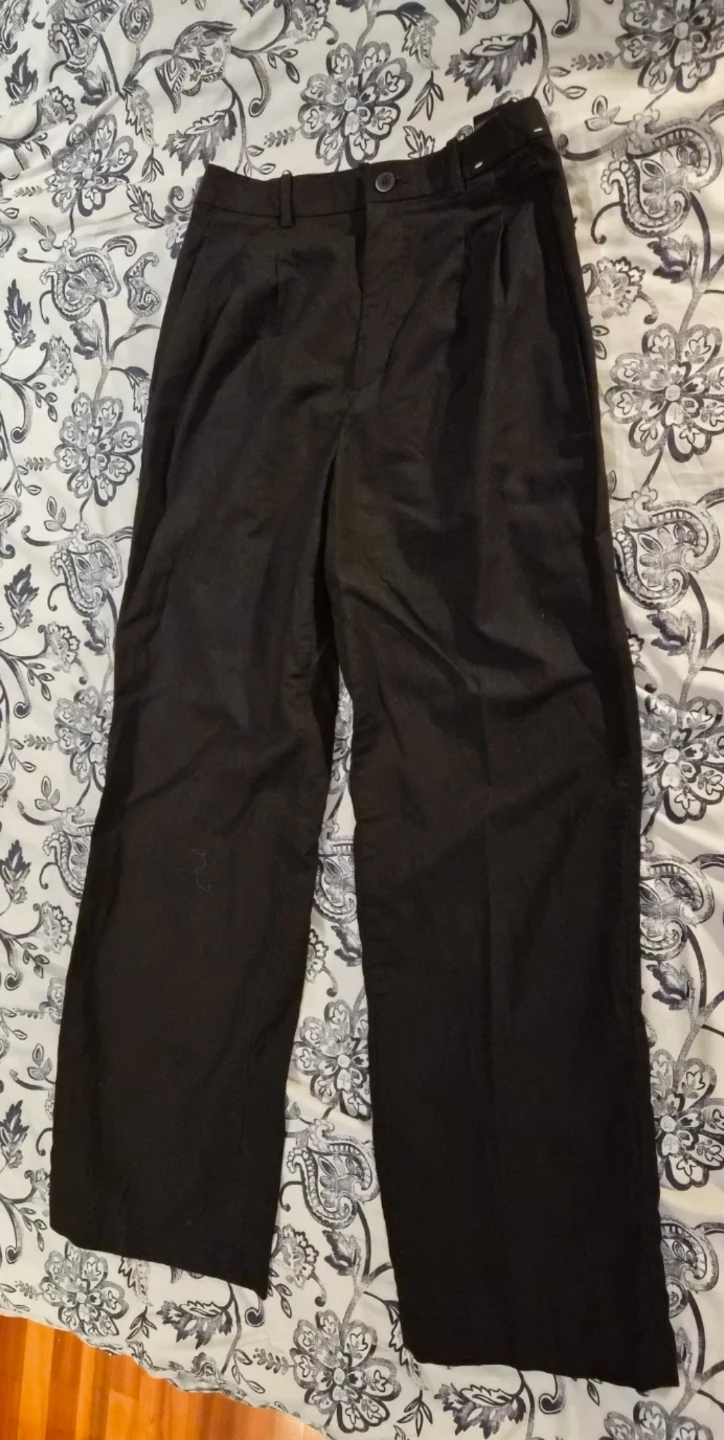 Uniqlo Black Wide Leg Pants