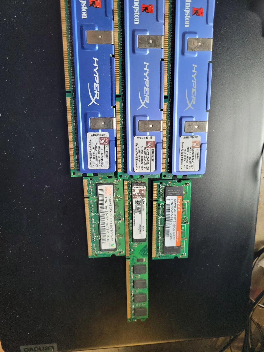 Kingston HyperX DDR RAM Modules
