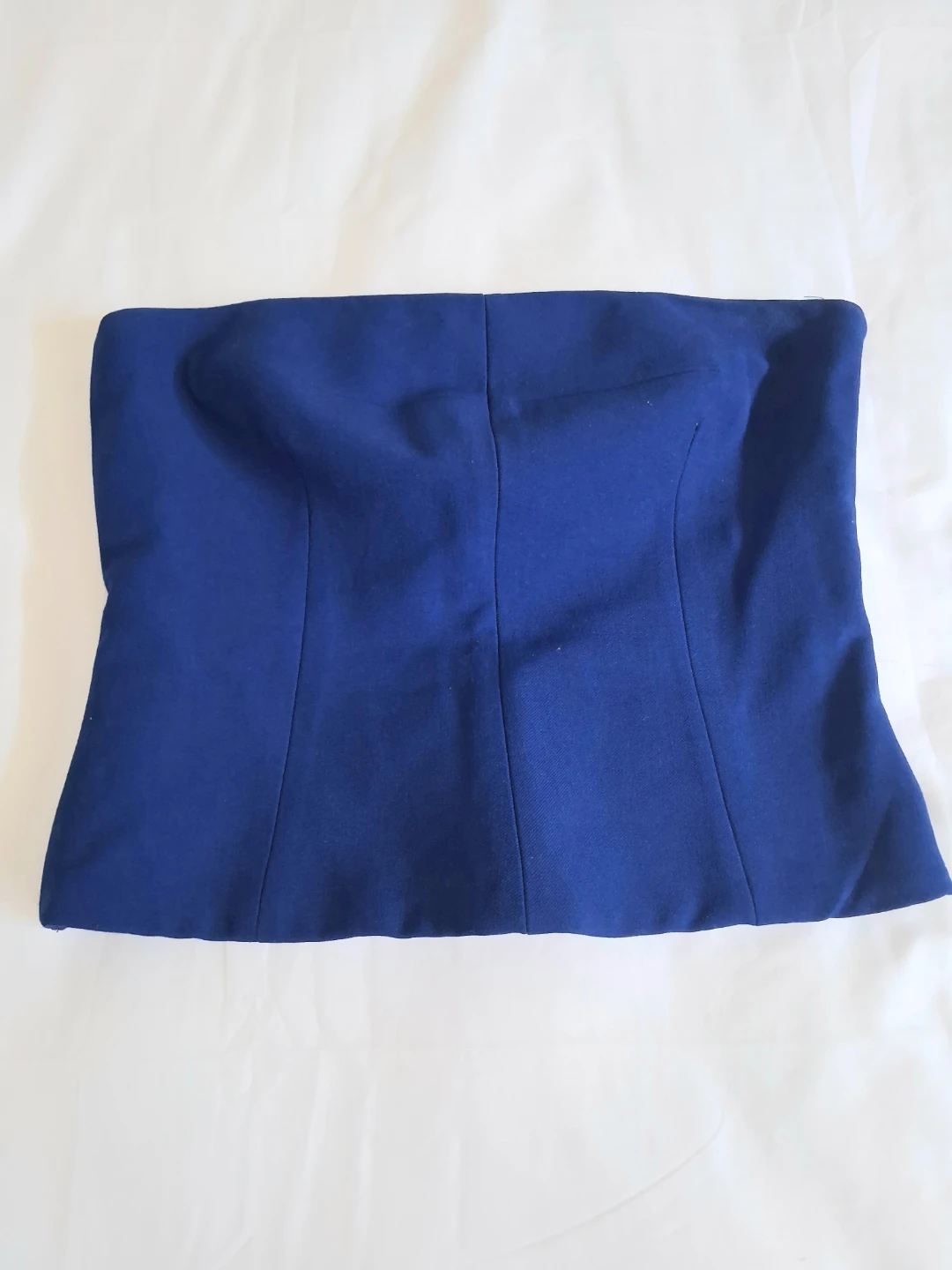 ZARA Royal Blue Strapless Top - photo 2