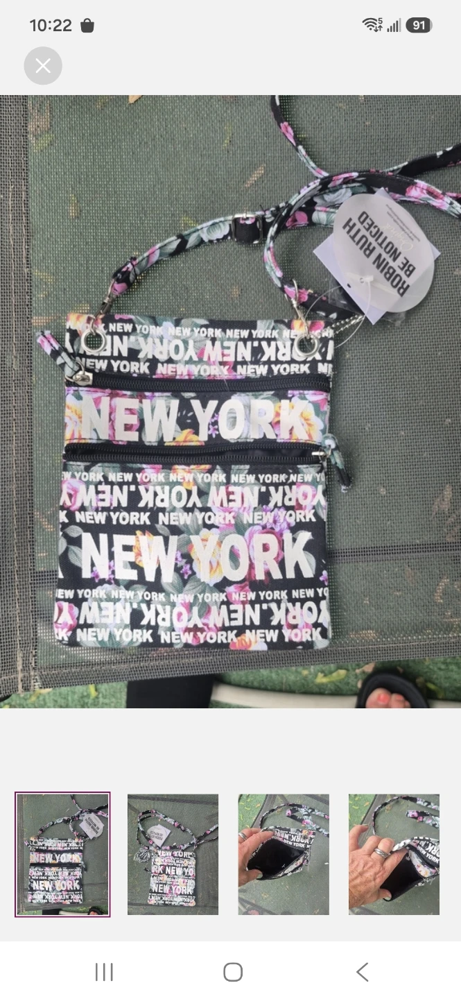 Robin Ruth New York Floral Crossbody Phone Bag