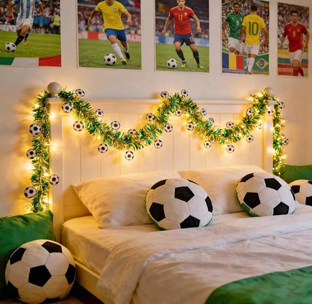 20ft 40 LED Football Themed Lights
