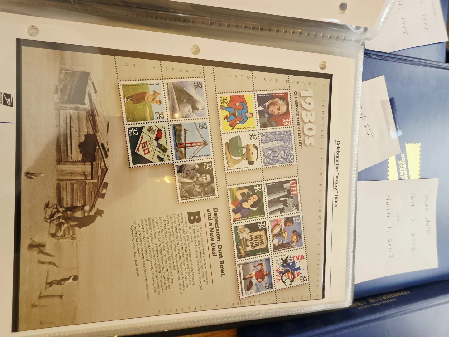 Commemorative Stamp Collection Mint _10 binders - photo 5