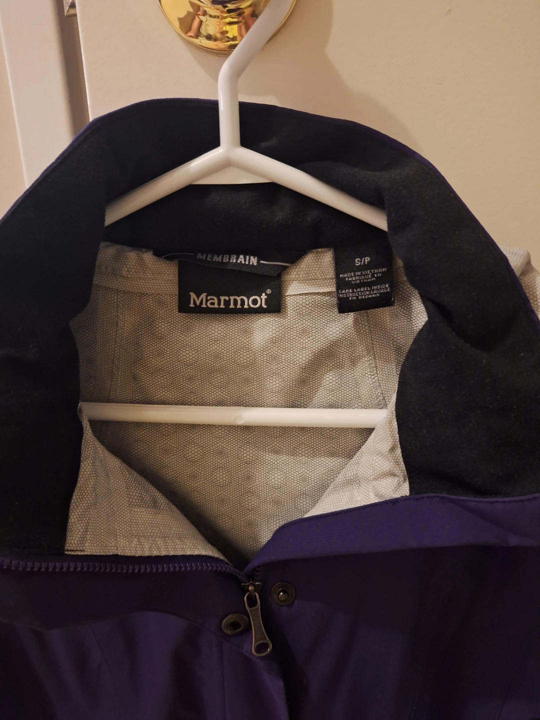 Marmot MemBrain Purple Rain Coat Size Small - photo 4