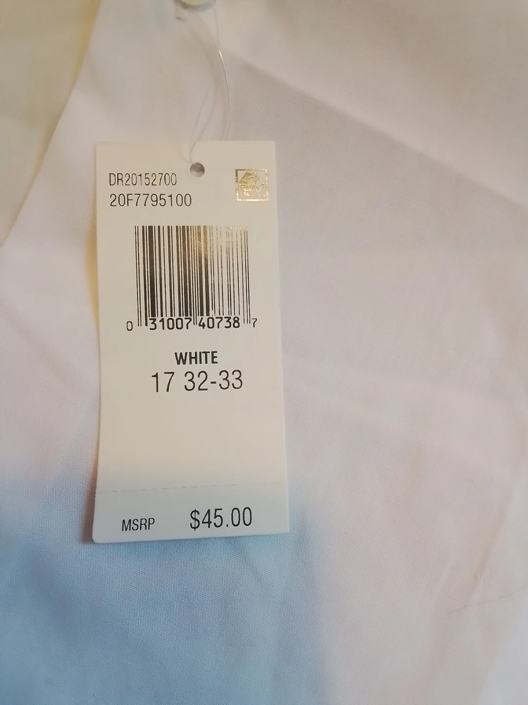Van Heusen White Wrinkle-Free Dress Shirt - photo 4