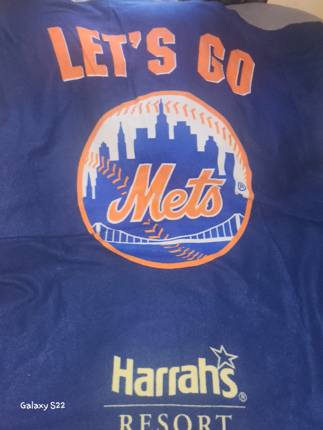 New York Mets "Let's Go Mets" Fleece Blanket - photo 3