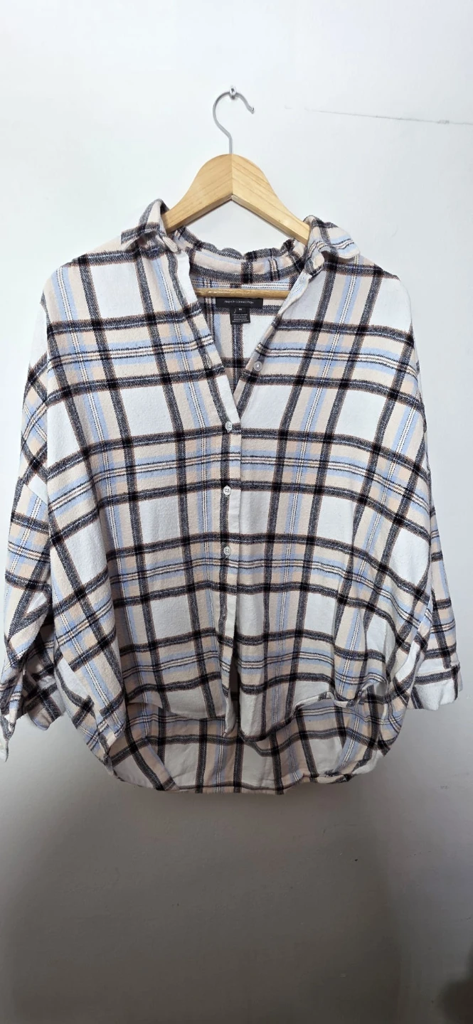 FRENCH CONNECTION Plaid Button-Up Shirt
