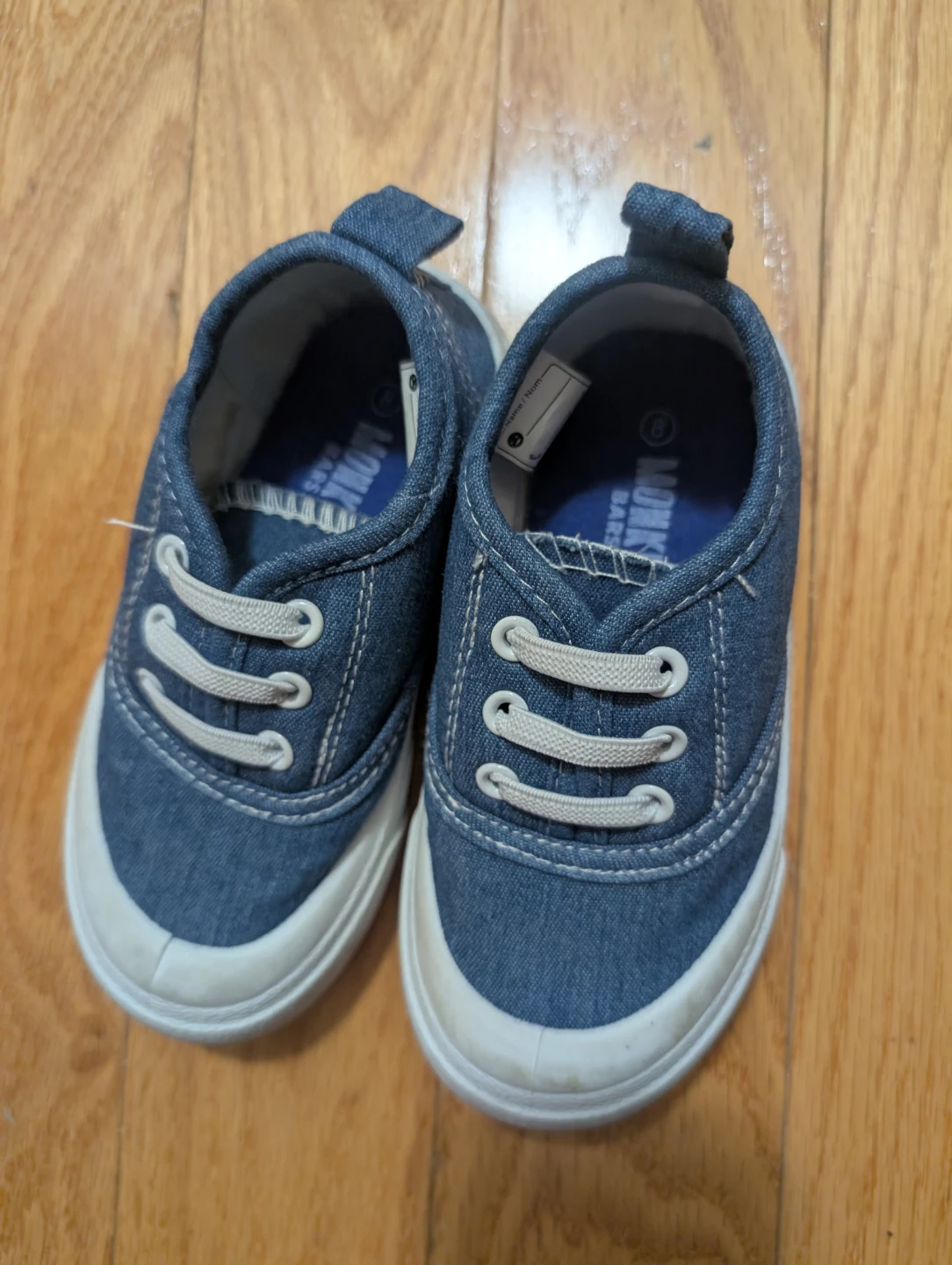 MONKEY BARS Toddler Denim Sneakers - Size 8